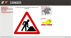 Desktop Screenshot of feuerwehr-lambach.at